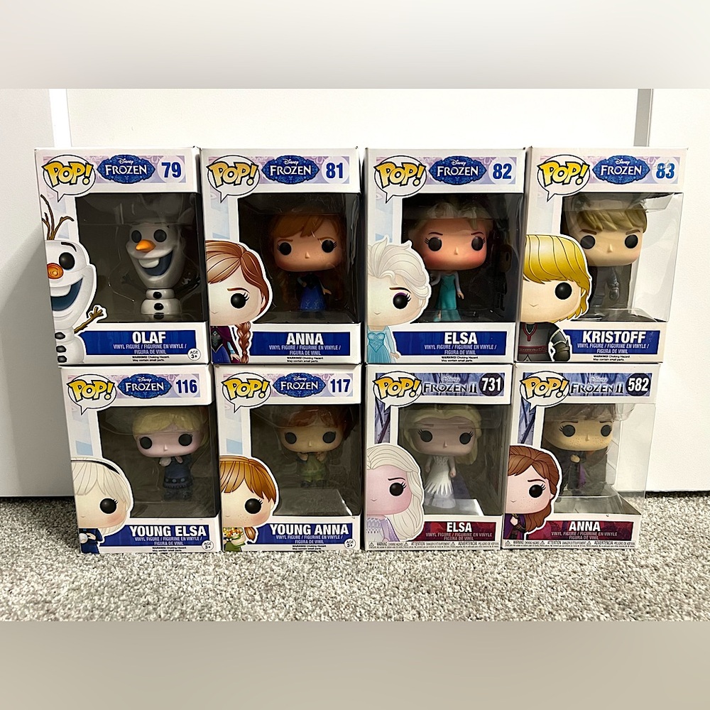 Funko Pop Frozen Collection Set of 8